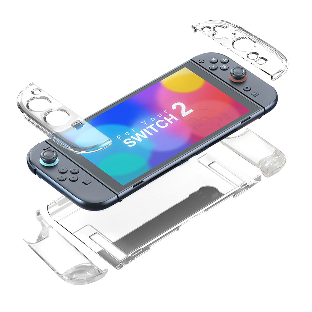 Crystal Clear Protective Hard Case For Nintendo Switch 2 - Eastlakes Electronics